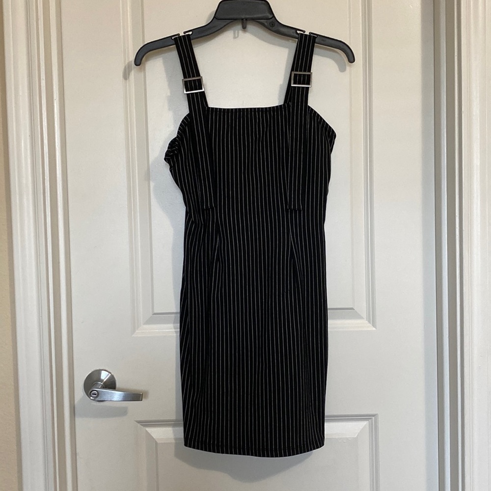 Black striped, Forever 21 dress. In great condition
